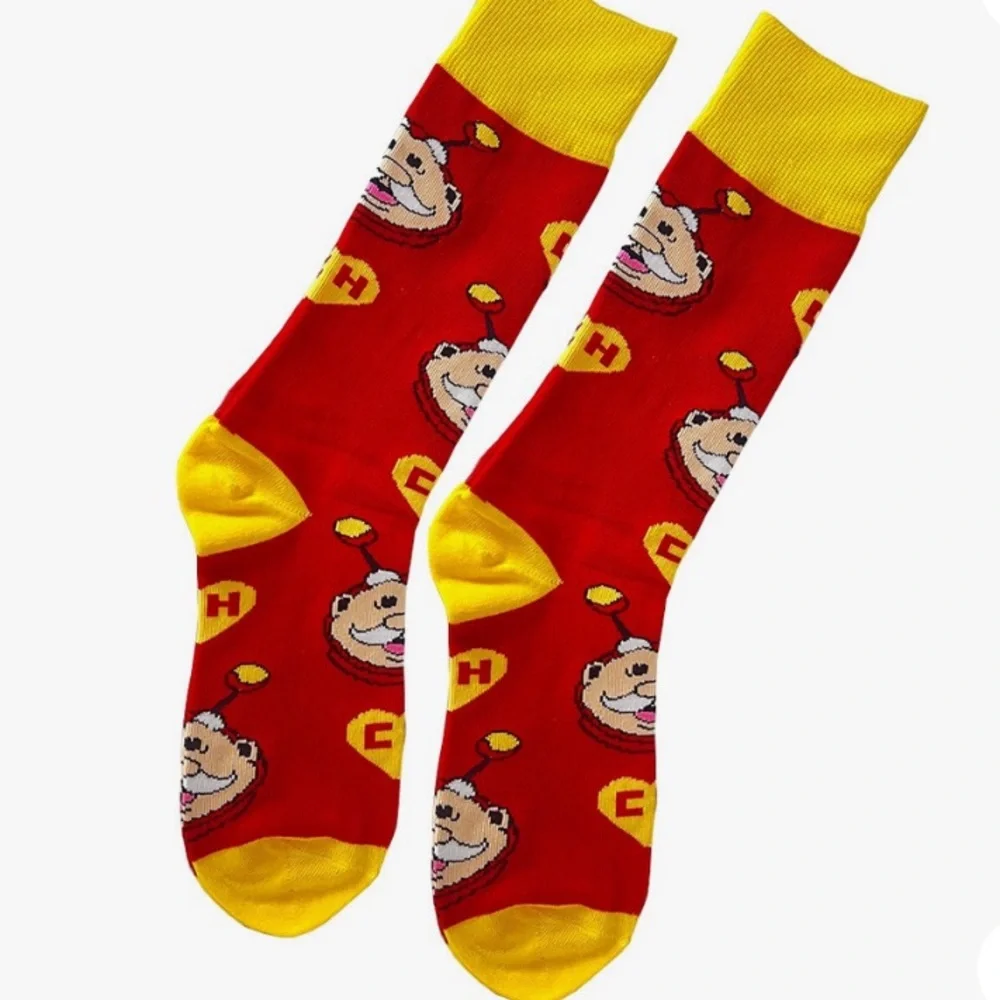 Dr. Simi Chapulin Colorado Colaboration Long Socks Red/Yellow Unisex Comfy Soft